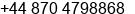 Fax number of Mrs. Silav Alexandra at London