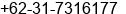 Fax number of Mr. Mr Cokro Lemanto / Mrs Ima at Surabaya