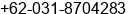 Fax number of Mr. Aditya Eka Chandra at Surabaya