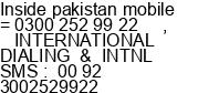 Mobile number of Mr. HAMMAD SABRI ( sales executive ) at KARACHI