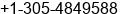 Mobile number of Mr. Luis E. Solorzano at Cutler Bay