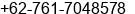 Phone number of Mr. Irnando at Pekanbaru