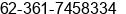 Phone number of Mr. I Wayan Kumar at Denpasar