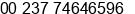 Phone number of Mr. Emile Dale at YaoundÃ©