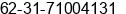 Phone number of Mr. Rizal at Surabaya