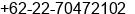 Phone number of Mr. HENDRANSYAH at BANDUNG