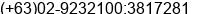 Phone number of Mr. Godofredo S. Blaquera at Manila