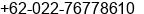 Phone number of Mr. Eko Widilaksono at Bandung