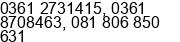 Phone number of Mr. Sadmada at Denpasar