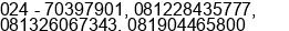 Phone number of Mr. Febriarso Wibowo at Semarang