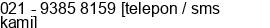 Phone number of Mr. Rully / Nn. Deliana at Jakarta