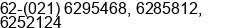 Phone number of Mr. Thomas Kendro at Jakarta Pusat