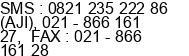 Phone number of Mr. AJI at Jakarta Timur