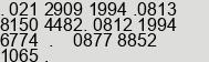 Phone number of Mr. Cipta at Cikarang