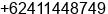 Phone number of Mr. Andrew Jost at Makassar